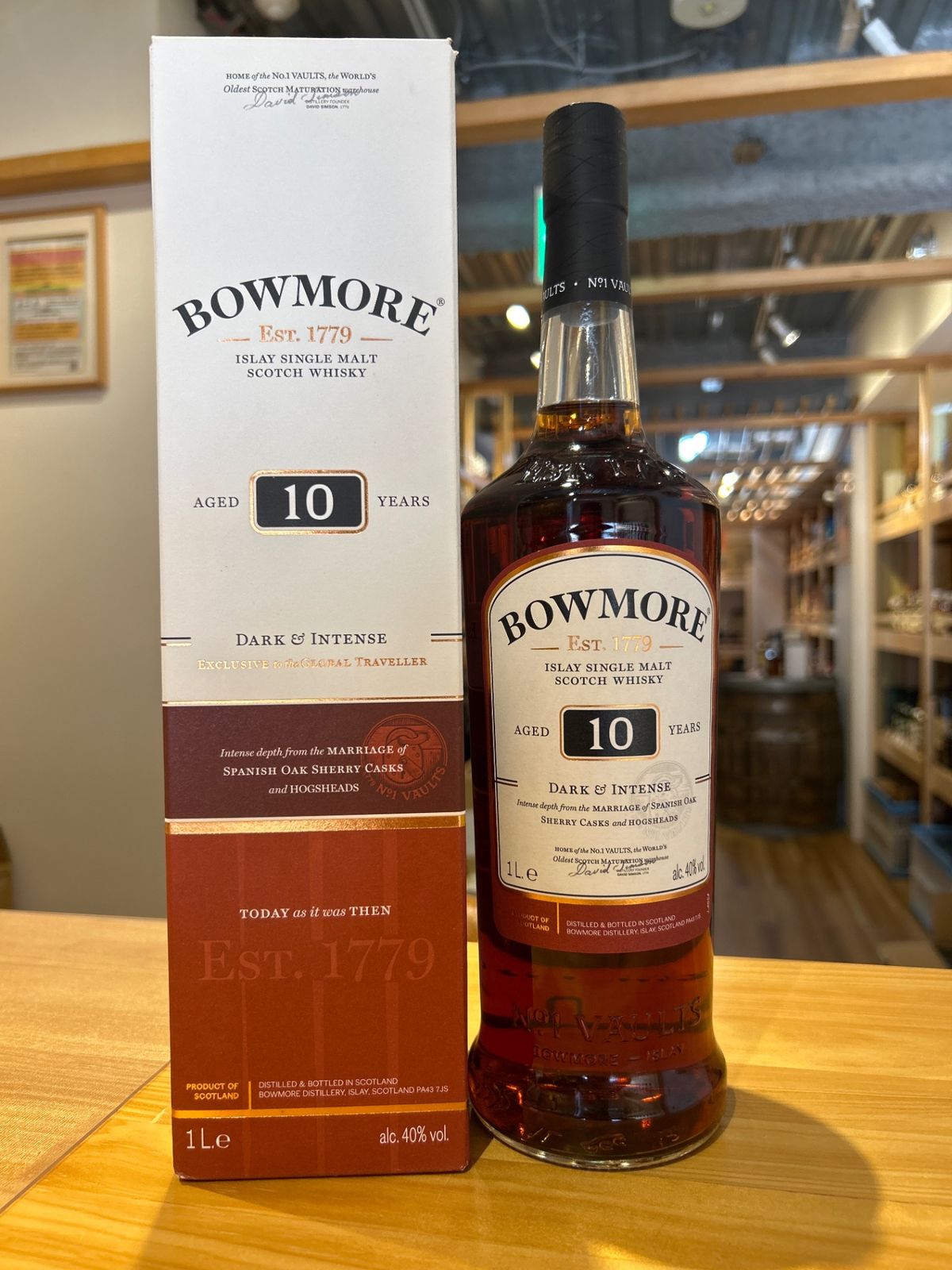 新品】ボウモア アストンマーチン 10年 箱付き 1L Bowmore Aston