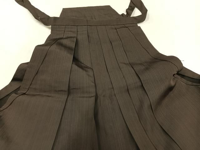 平和屋着物○男性 馬乗り袴 縞 正絹 逸品 CAAW7904yc 平和屋着物○男性