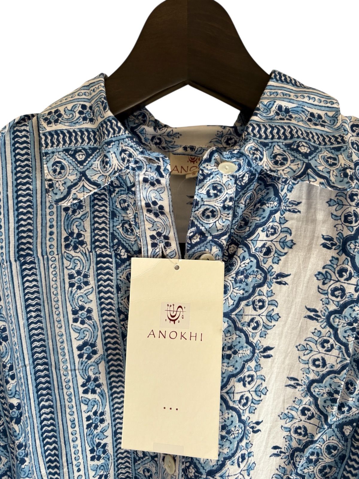 Anokhi アノーキ ロングワンピース 長袖 Anokhi アノーキ ワンピース - メルカリ