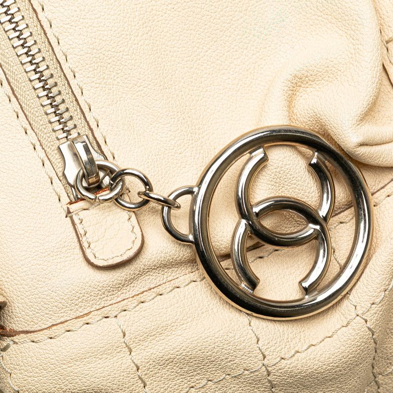 CHANEL シャネル ココマーク キルティング ベスト チョコバー 38 CHANEL - CHANEL シャネル ココマーク キルティング ベスト