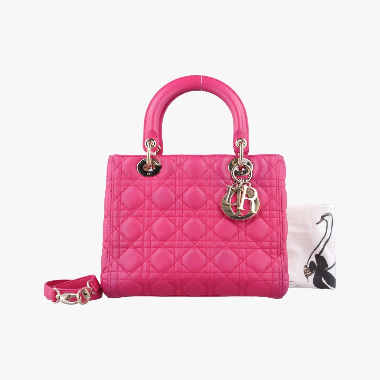 クリスチャンディオールChristian Diorレディディオールローズ レッドラムスキン18-MA-0124