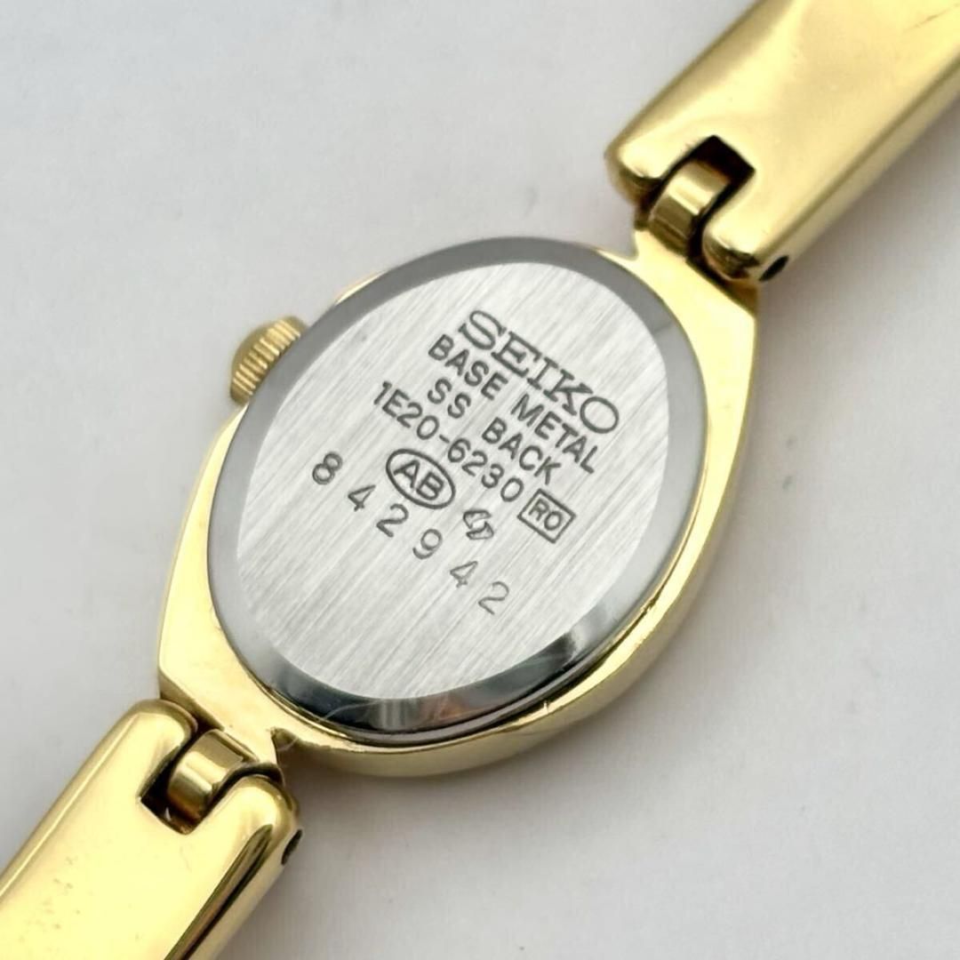 【美品/新品電池】 SEIKO カラーストーン ゴールド レディース 腕時計 美品/新品電池】 SEIKO セイコー カラーストーン レディース 腕時計