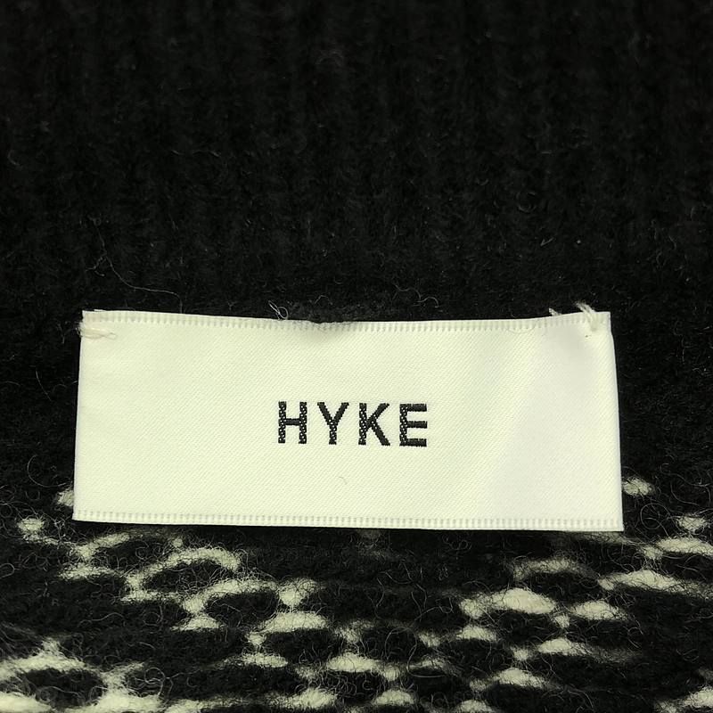 HYKE / ハイク | 2023AW | NORDIC FRINGE SWEATER VEST ベスト