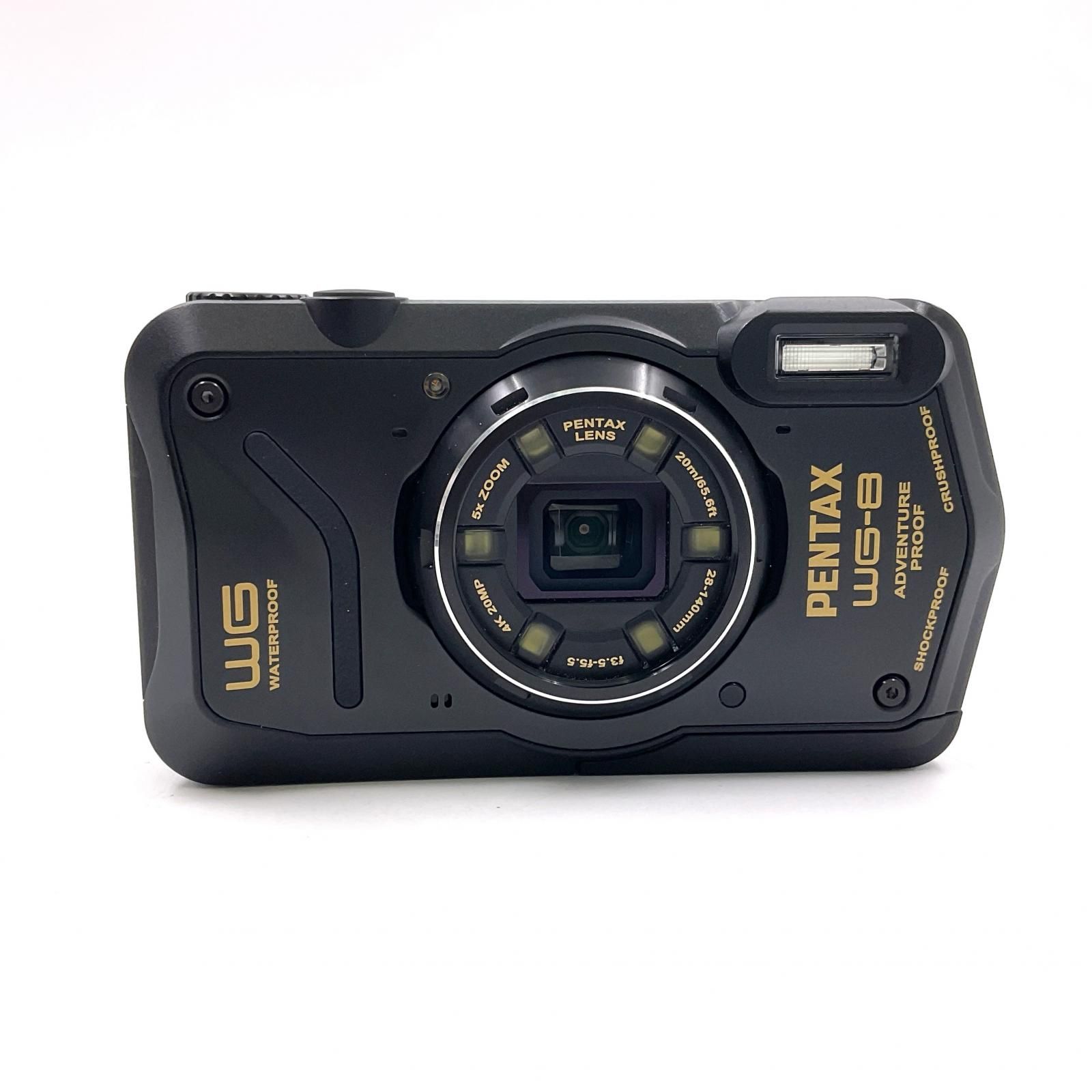 全額返金保証 最速発送 PENTAX コンパクトデジタルカメラ WG-8 動作 済