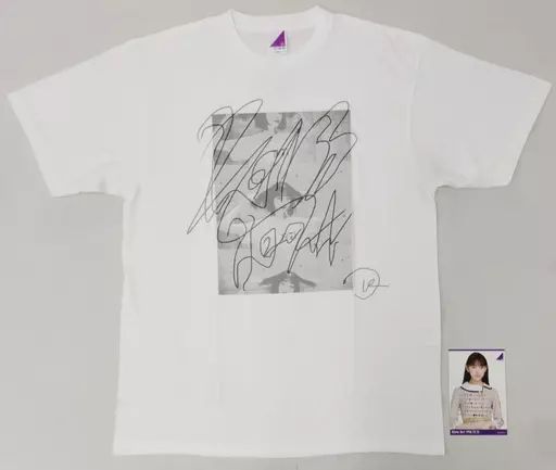 中古】衣類 堀未央奈 生誕記念Tシャツ(ポストカード付) ホワイト M