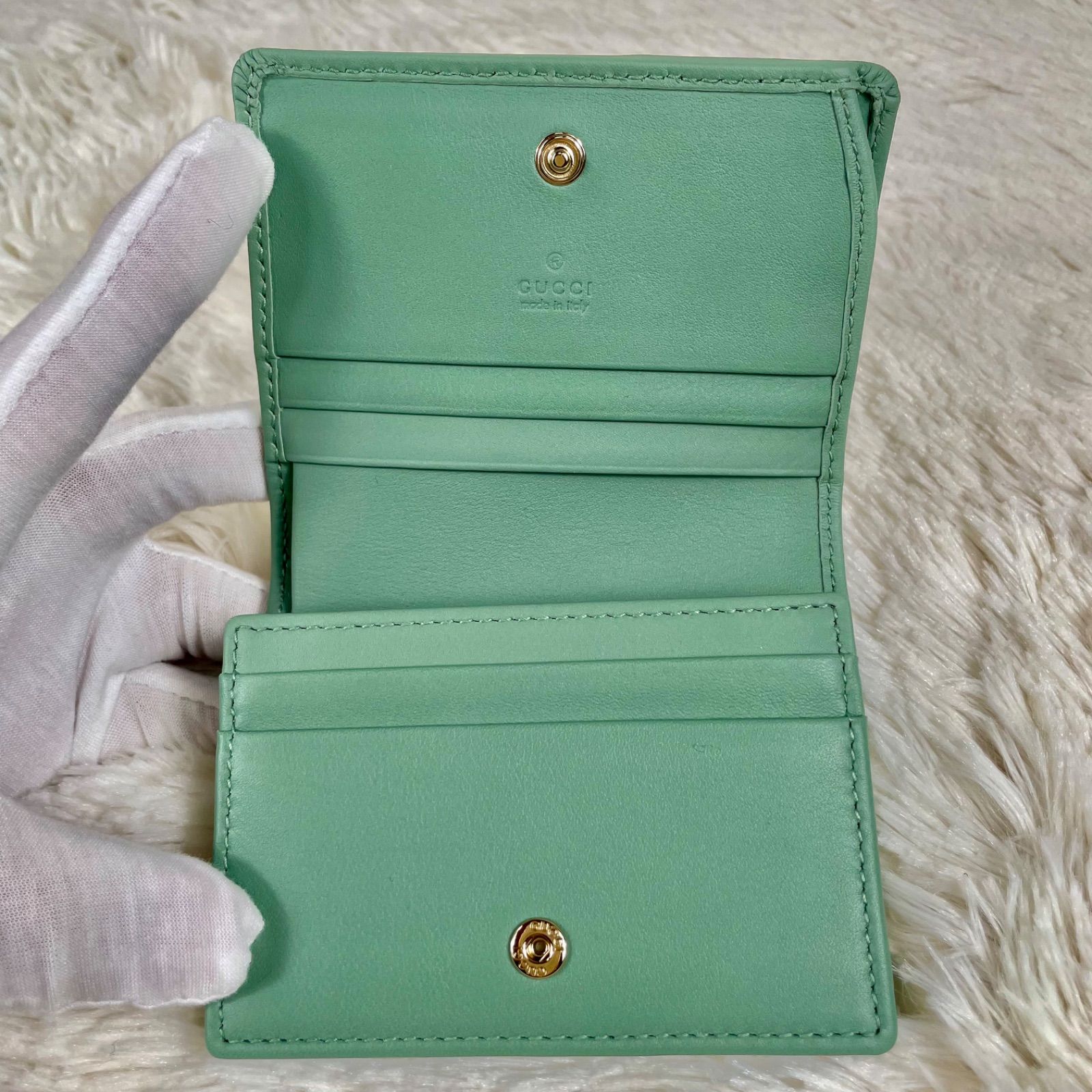 GUCCI ミニウォレット 希少 すぐ届く！GUCCI〔GGエンブレム〕ミニ ウォレット (GUCCI