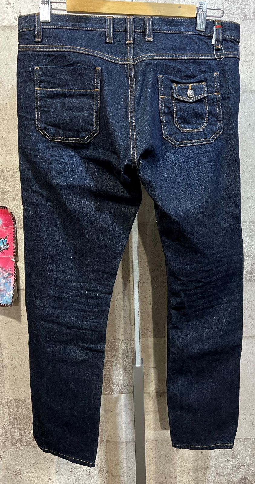 美品 正規 GUCCI イタリア製 スキニー ジーンズ 44 メンズ Short