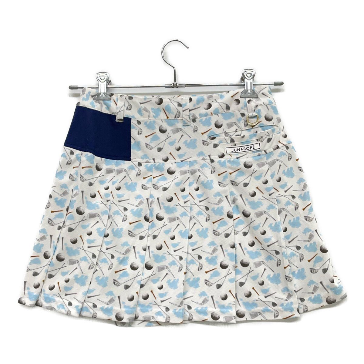 中古 レディース ジュン＆ロペ JUN&ROPE スカート M 白 ホワイト 薄手