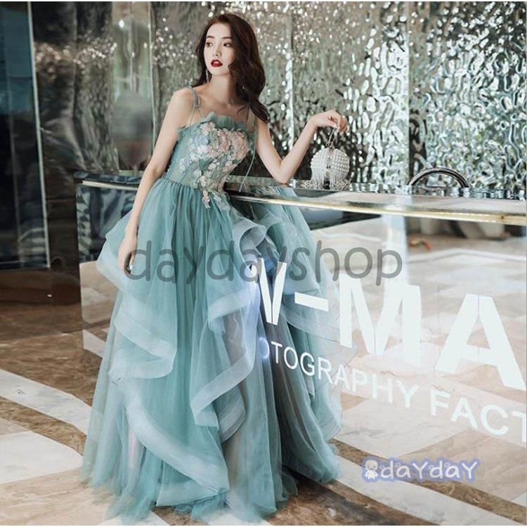 ドレス 結婚式 二次会 披露宴 韓国 フランス風 韓国風 ウエディングドレス レース 二次会 披露宴