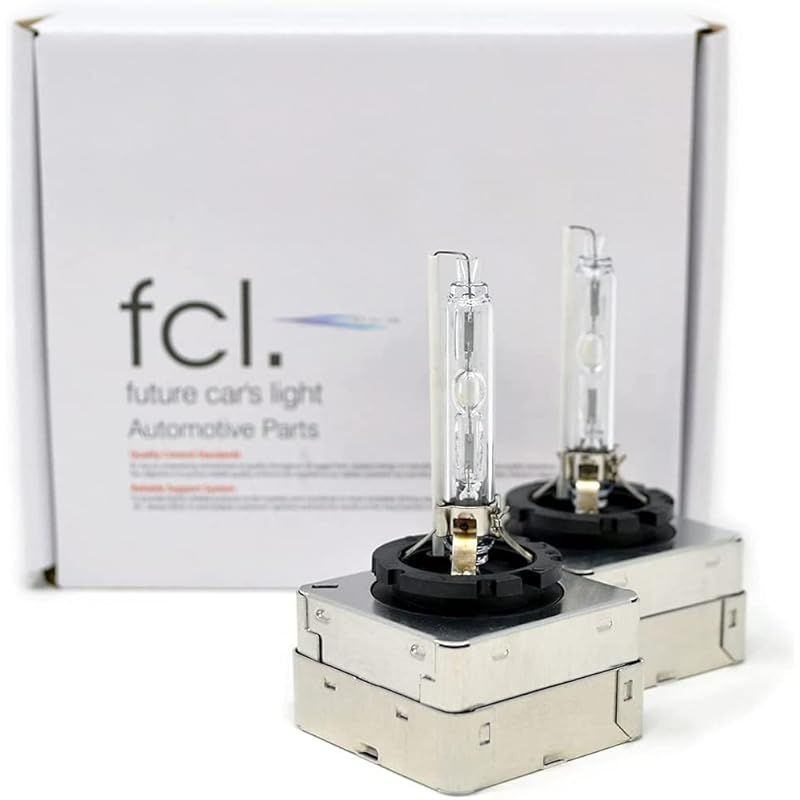 【在庫セール】fcl.(エフシーエル) D3S HID バルブ 35W 6000K ヘッドライト ホワイト 純白色 車検対応 12V 24V 対応 純正交換 左右分2個入り 0