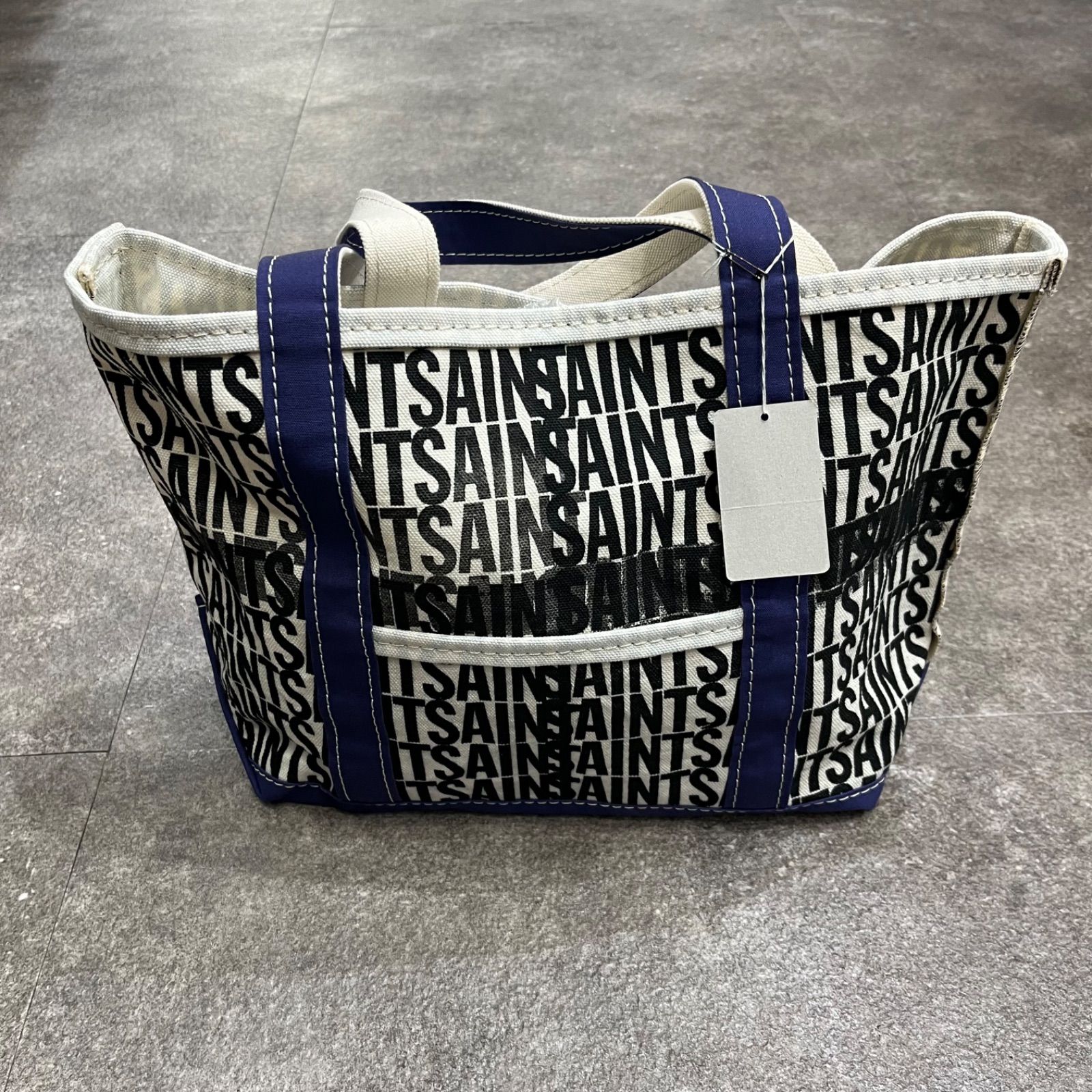 参考上代35200円 未使用品 SAINT MICHAEL 24AW TOTE M SAINT NAVY 