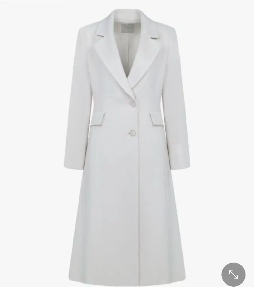 タグ付き ケネスレディー ダブルボタン Aライン ウール コート 55