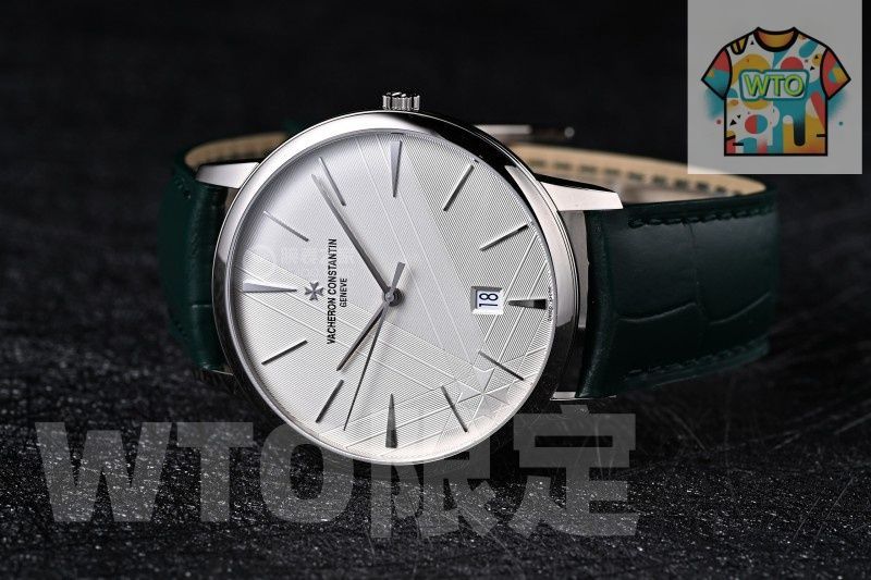 ムンちゃん Patrimony自動上鍊- 40 毫米- 白金腕錶