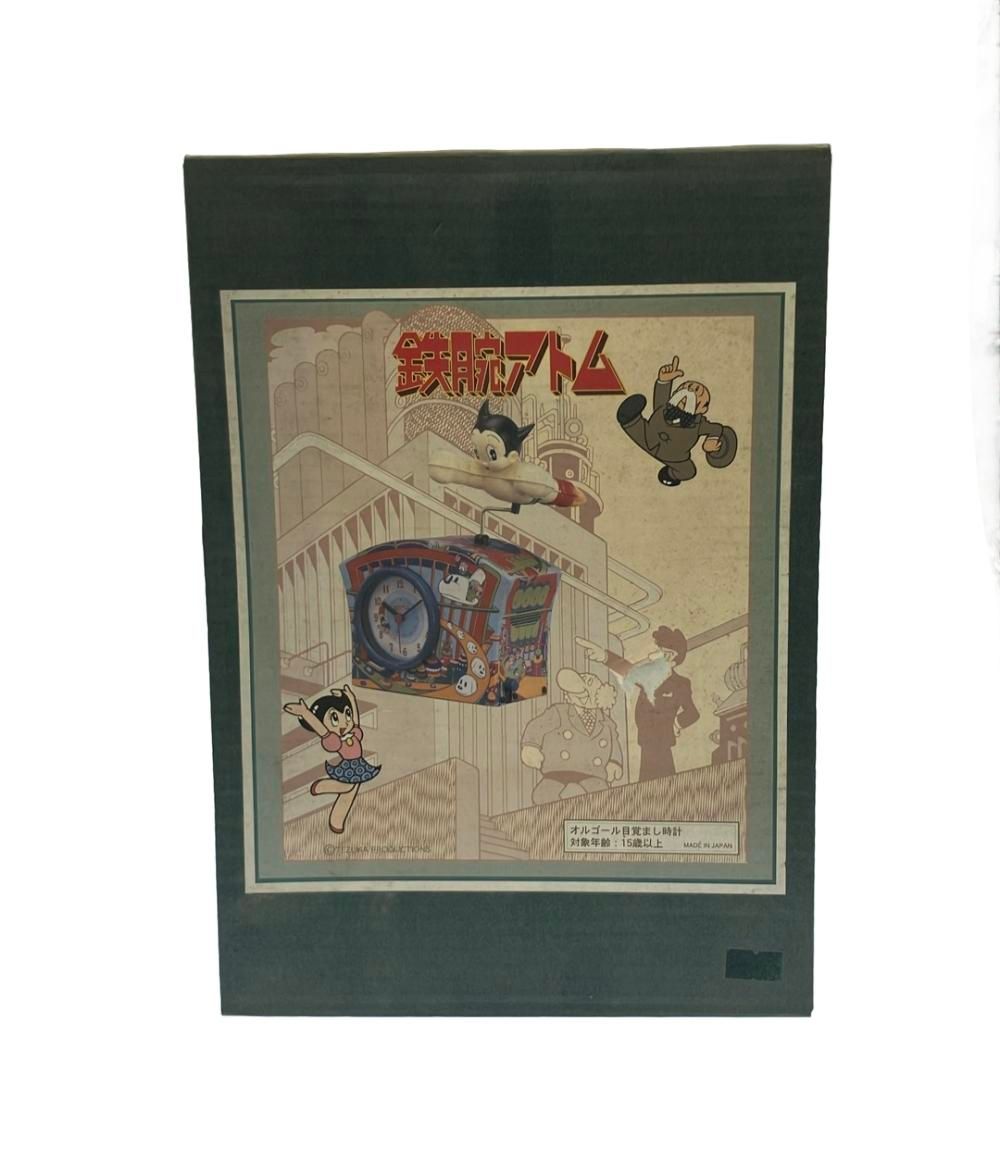 訳あり 鉄腕アトム グッズ オルゴール目覚まし時計 リズム時計工業