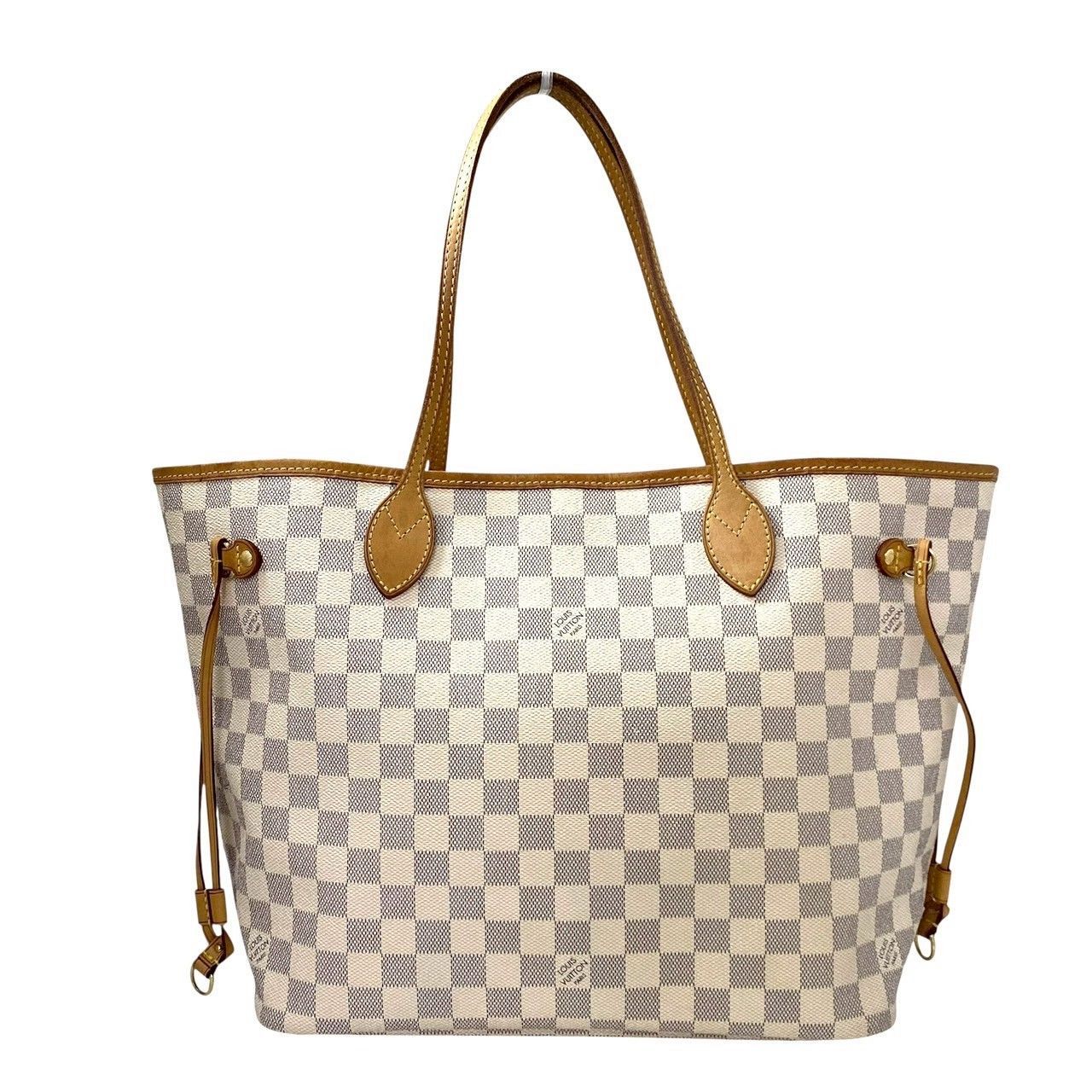 超美品♡ LOUIS VUITTON ルイヴィトン ダミエ・アズールネヴァーフル M【LOUIS VUITTON】ネヴァーフルMM ダミエ アズール トートバッグ ルイ