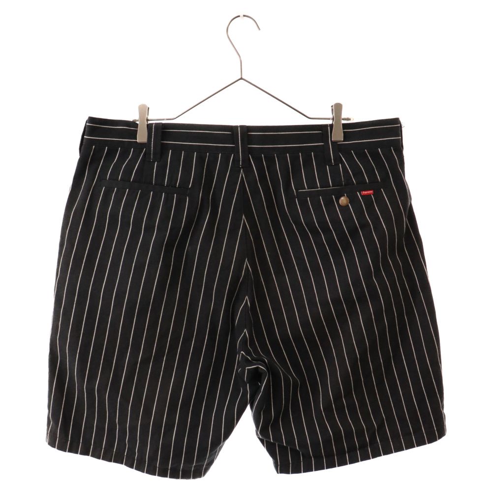 SUPREME (シュプリーム) 21SS Work Shorts Black Stripe ストライプ