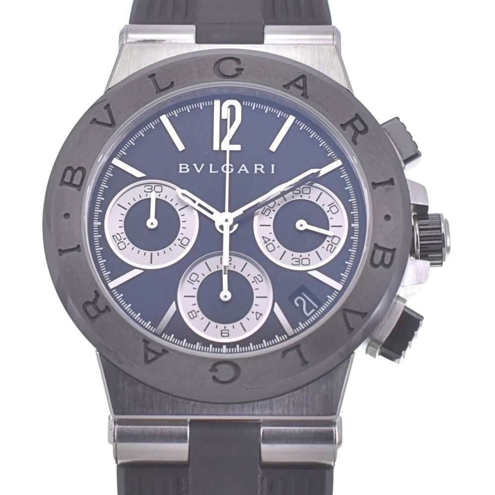 ブルガリ BVLGARI DG37SCCH ディアゴノ クロノグラフ デイト
