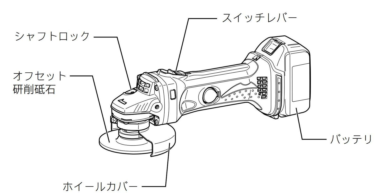スライドスイッチ型 バッテリ充電器別売