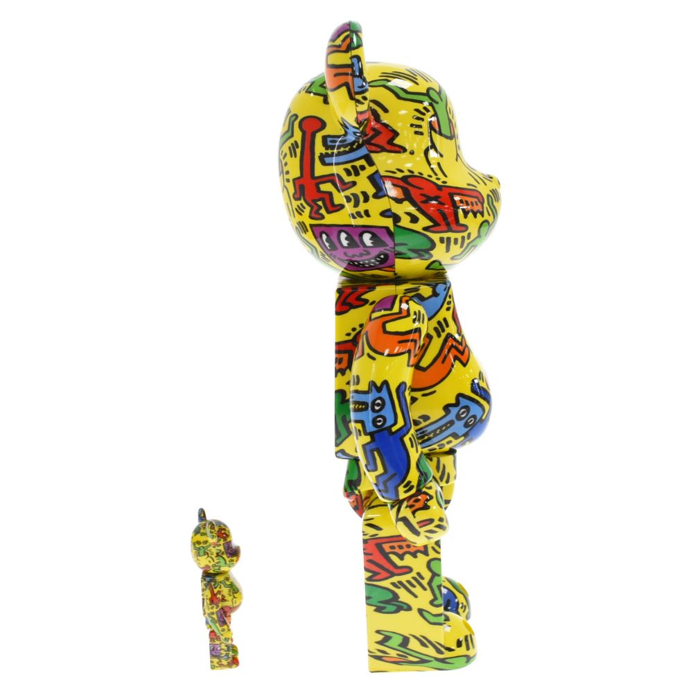 MEDICOM TOY (メディコムトイ) BE@RBRICK KEITH HARING #5 100%&400% ベアブリック キースヘリング  フィギュア 人形 マルチ - メルカリ