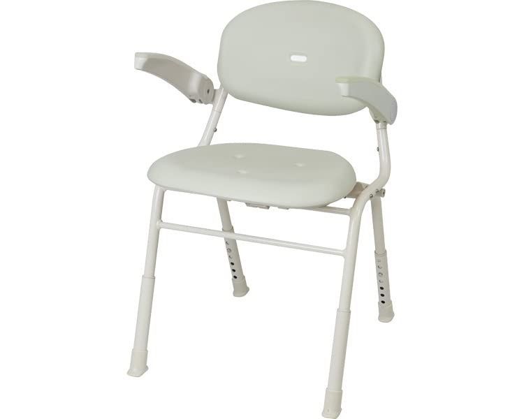 商品 ホワイト ミドルシャワーチェア BSU15 ユニプラス 興和