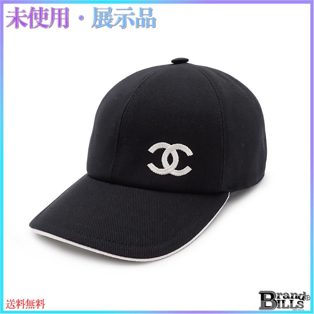 CHANELロゴ帽子♡ シャネル CCロゴキャップ 帽子 ココマーク 刺繍 コットン