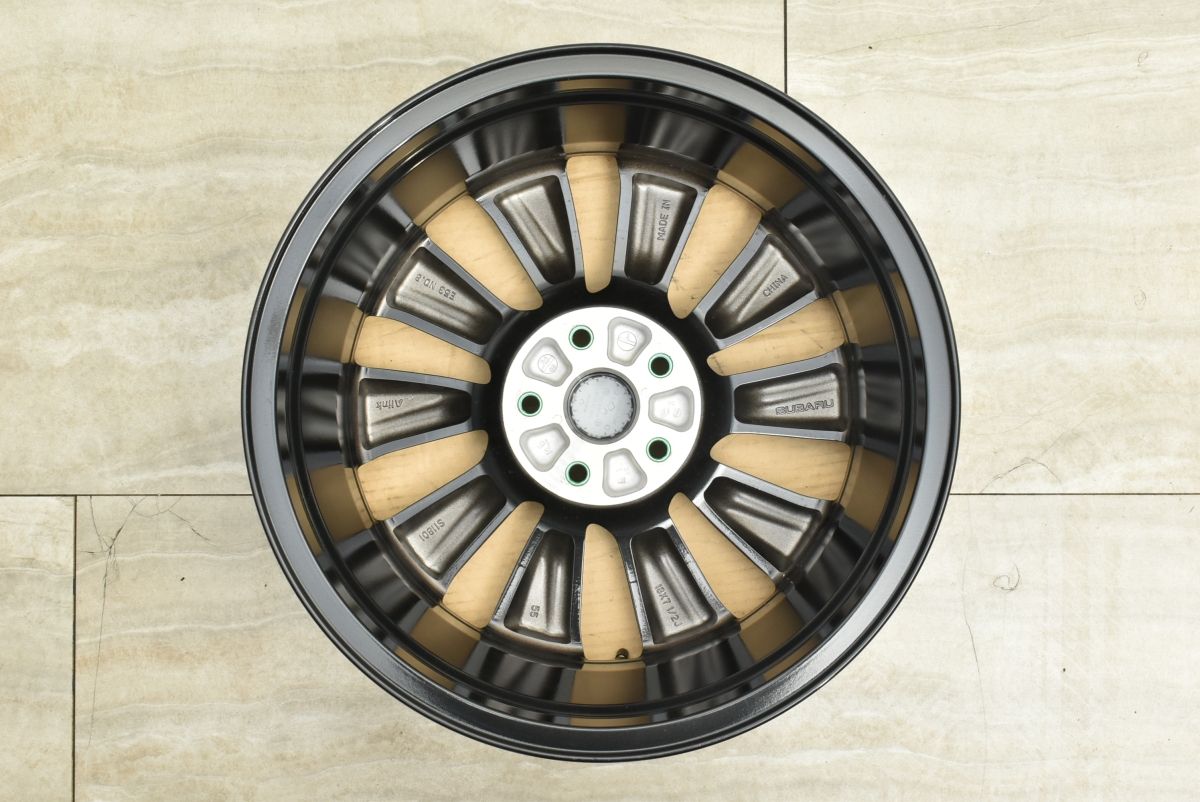新車外し 美品】スバル レヴォーグ STIスポーツ 純正 18in 7.5J +55 