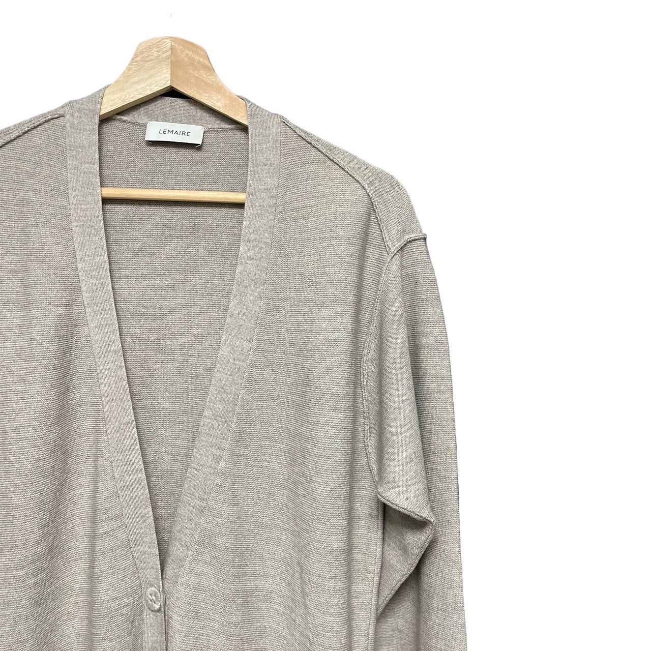 LEMAIRE ルメール 22SS LONG CARDIGAN ベルテッドロングニット 