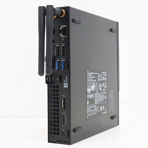 DELL OptiPlex 3070 Micro Core i5-8500T 16GB DDR4 M.2 SSD512GB HDD500GB Win11Pro-64bit 無線LAN Bluetooth アンテナ付