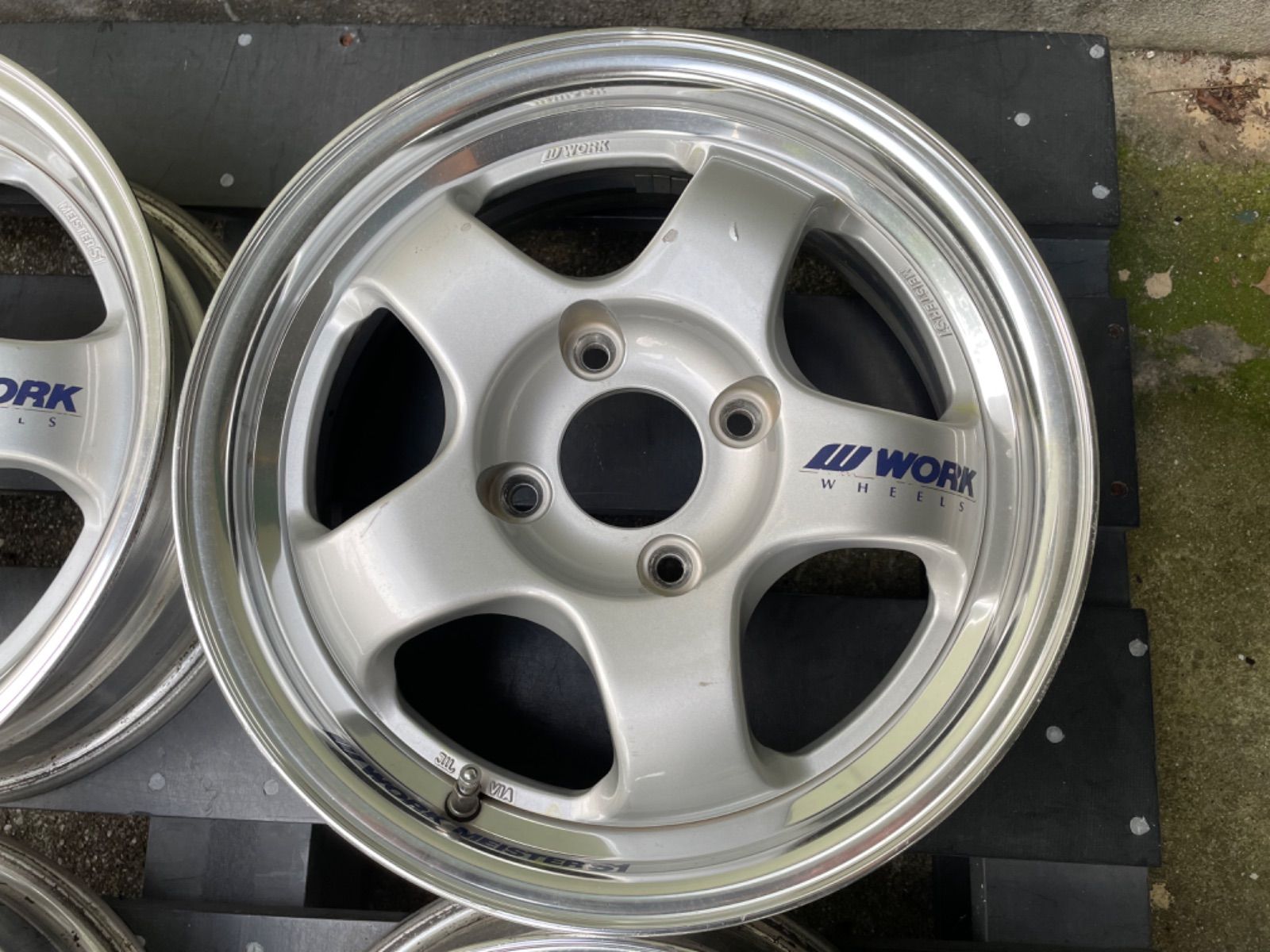 ワーク マイスター S1 5.5J+31 15インチ ホイール 4本セット
