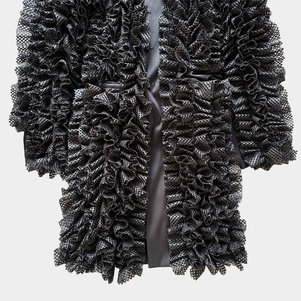 【極美品】定価14.5万コムデギャルソンオムプリュス　チェスターコート　切り替え COMME des GARCONS HOMME PLUS（コムデギャルソンオムプリュス