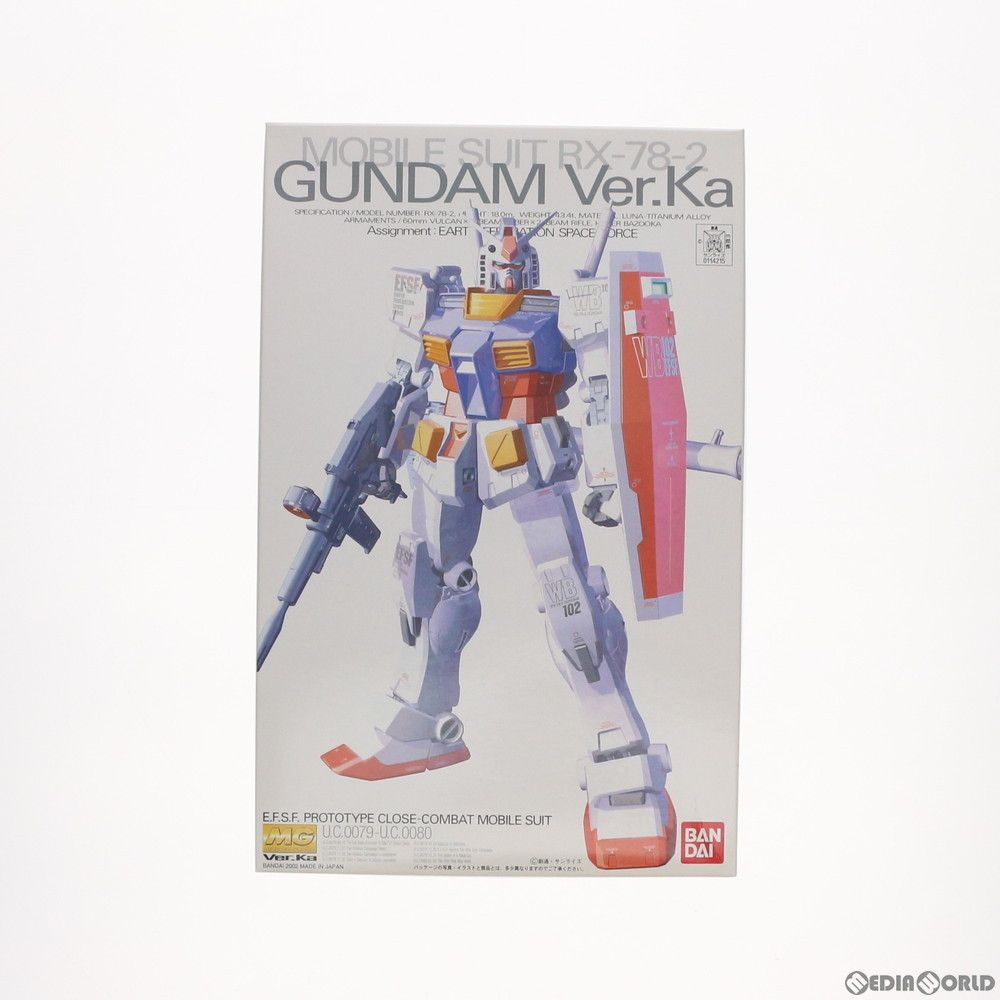 BANDAI - MG 1/100 RX-78-2 ガンダム Ver.Ka 機動戦士ガンダム プラモデル(0114215) バンダイ MG 1/100 RX-78-2 ガンダム Ver.Ka│株式会社BANDAI SPIRITS