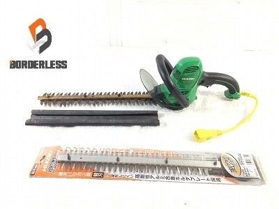 品 HiKOKI ハイコーキ 100V 植木バリカン CH 植木 同長三面研磨刃 350mm 付き 造園 手入れ