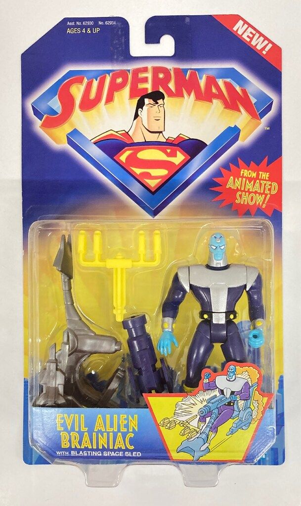 KENNER (ACTION FIGURE) EVIL ALIEN BRAINIAC - メルカリ