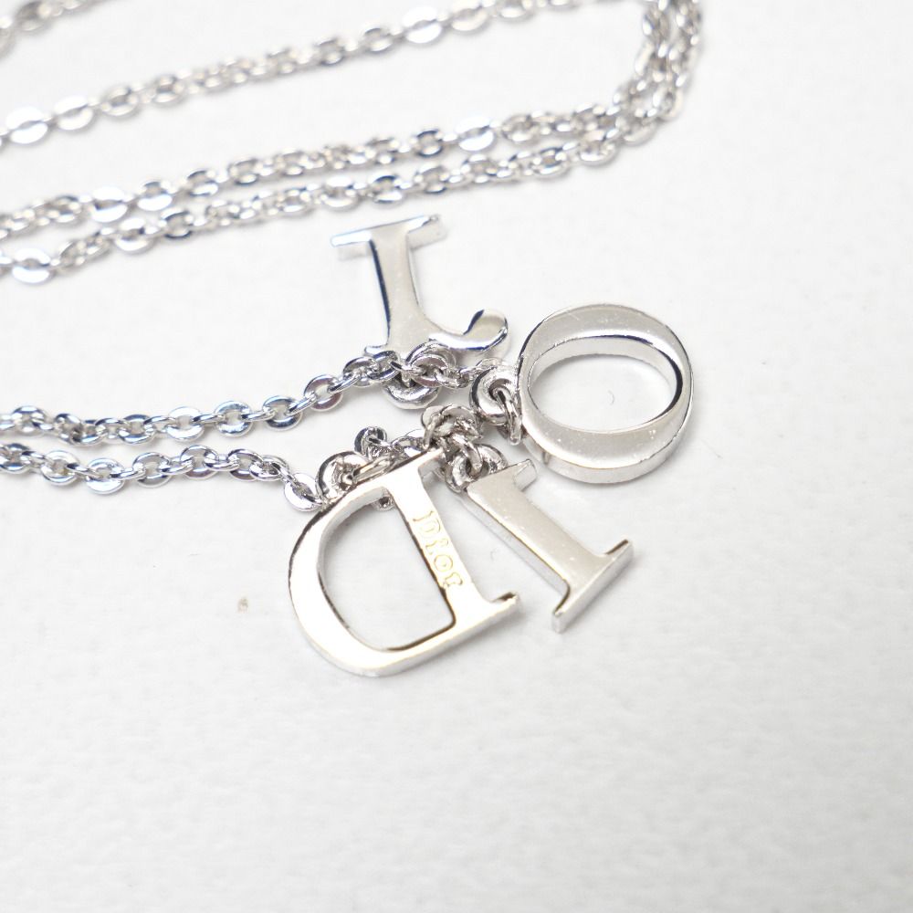 Dior クリスタルネックレス クリスチャンディオール ] Diorクリスタルロゴフラワー