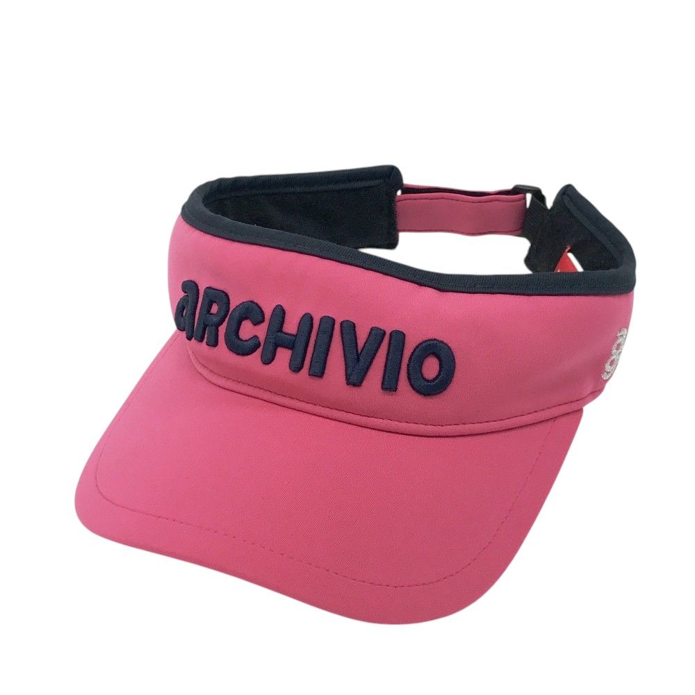 ARCHIVIO アルチビオ A450303 モデル バックリボンサンバイザー ピンク系 00 240101501643 ゴルフウェア ストスト