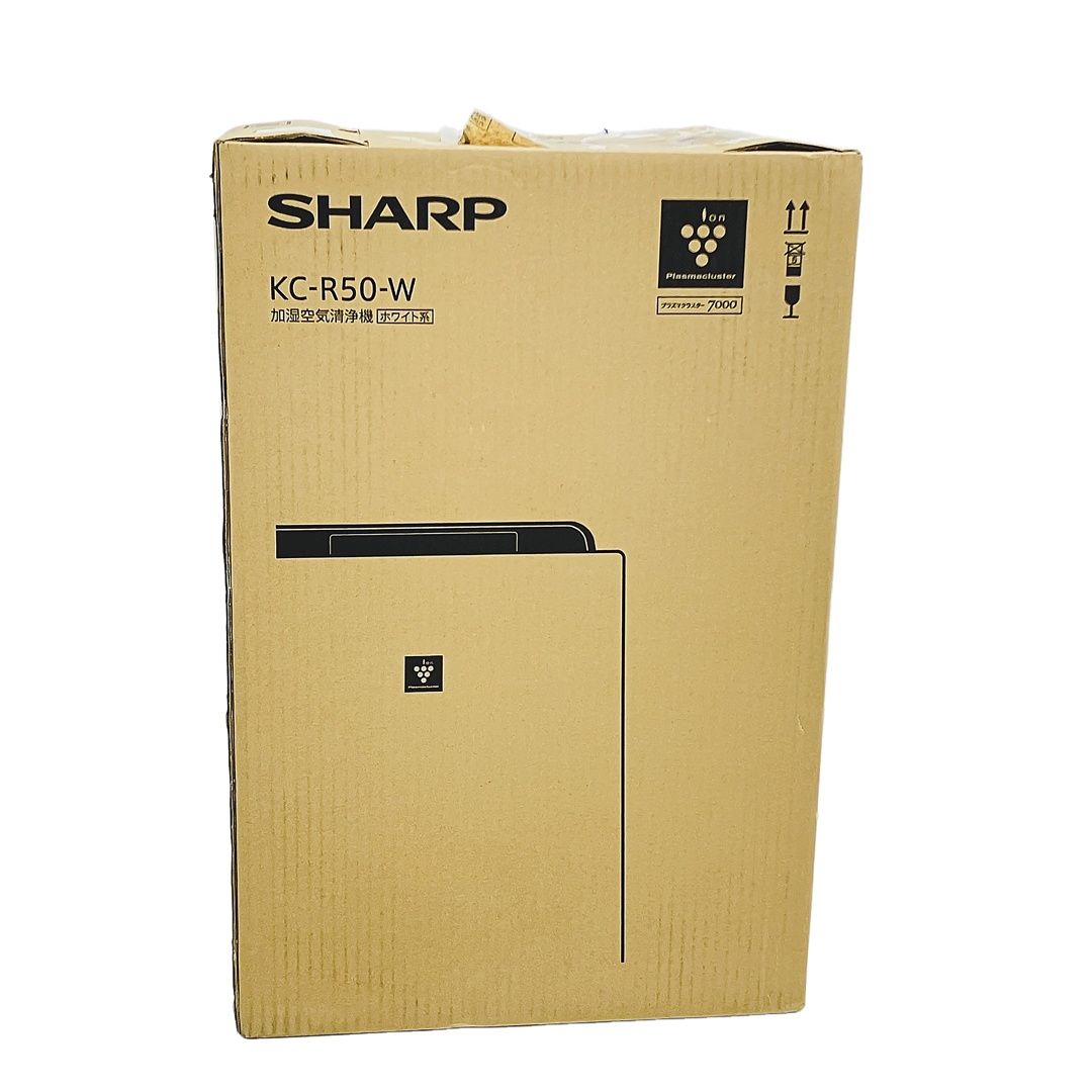 SHARP シャープ 加湿空気清浄機 KC-R50-W プラズマクラスター7000 2025年 品 未開封 ♥ C10411058