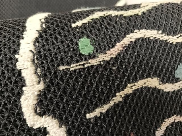 八寸名古屋帯 雪輪文