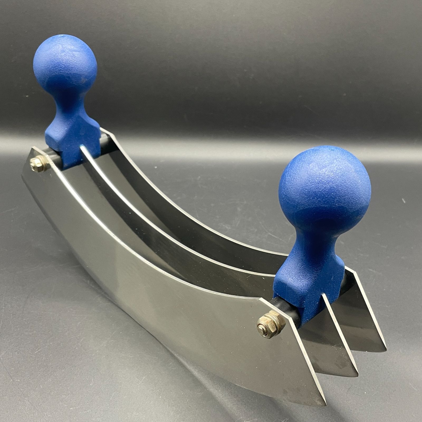 ナッツチョッパー　3枚刃　paris mora 新品・未使用】ステンレス製 ナッツチョッパー 3枚刃 幅30cm