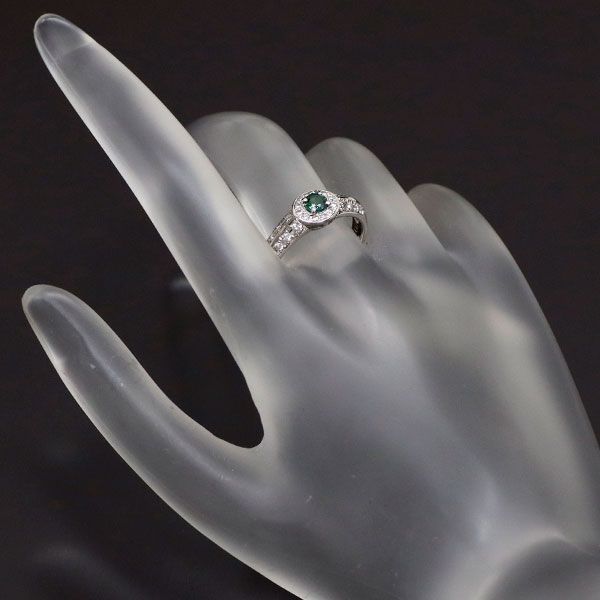 アレキサンドライト ダイヤモンド pt900 アレキサンドライト ダイヤモンド Pt900 プラチナ リング 9号