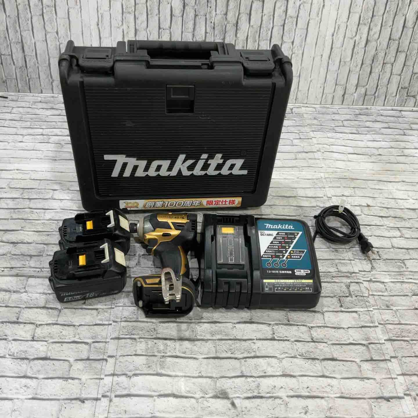 マキタ makita コードレスインパクトドライバー 18V ゴールド TD148DSP1 TD148DRTX 100周年 川口店