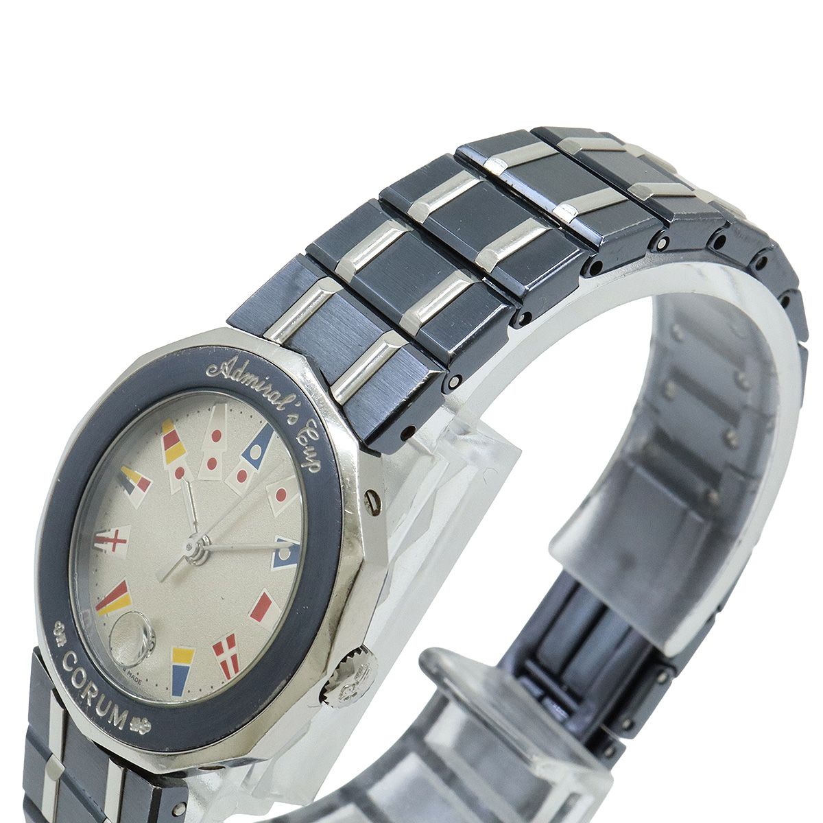美品　CORUM アドミラルズカップ　ガンブルー　腕時計　デイト　稼働 楽天市場】【ウォッチ】CORUM コルム アドミラルズカップ ガン