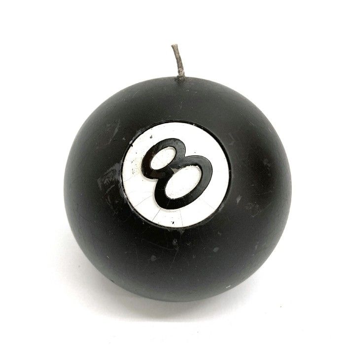 ☆STUSSY ステューシー 8 BALL CANDLE エイトボール キャンドル ブラック ろくそく ロウソク 蝋燭 ブラック - メルカリ