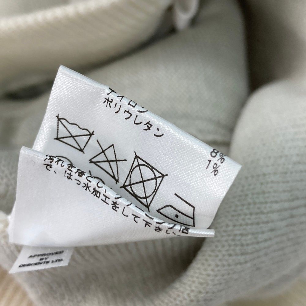 サイズ：L DESCENTE GOLF デサントゴルフ ニットスカート ホワイト系