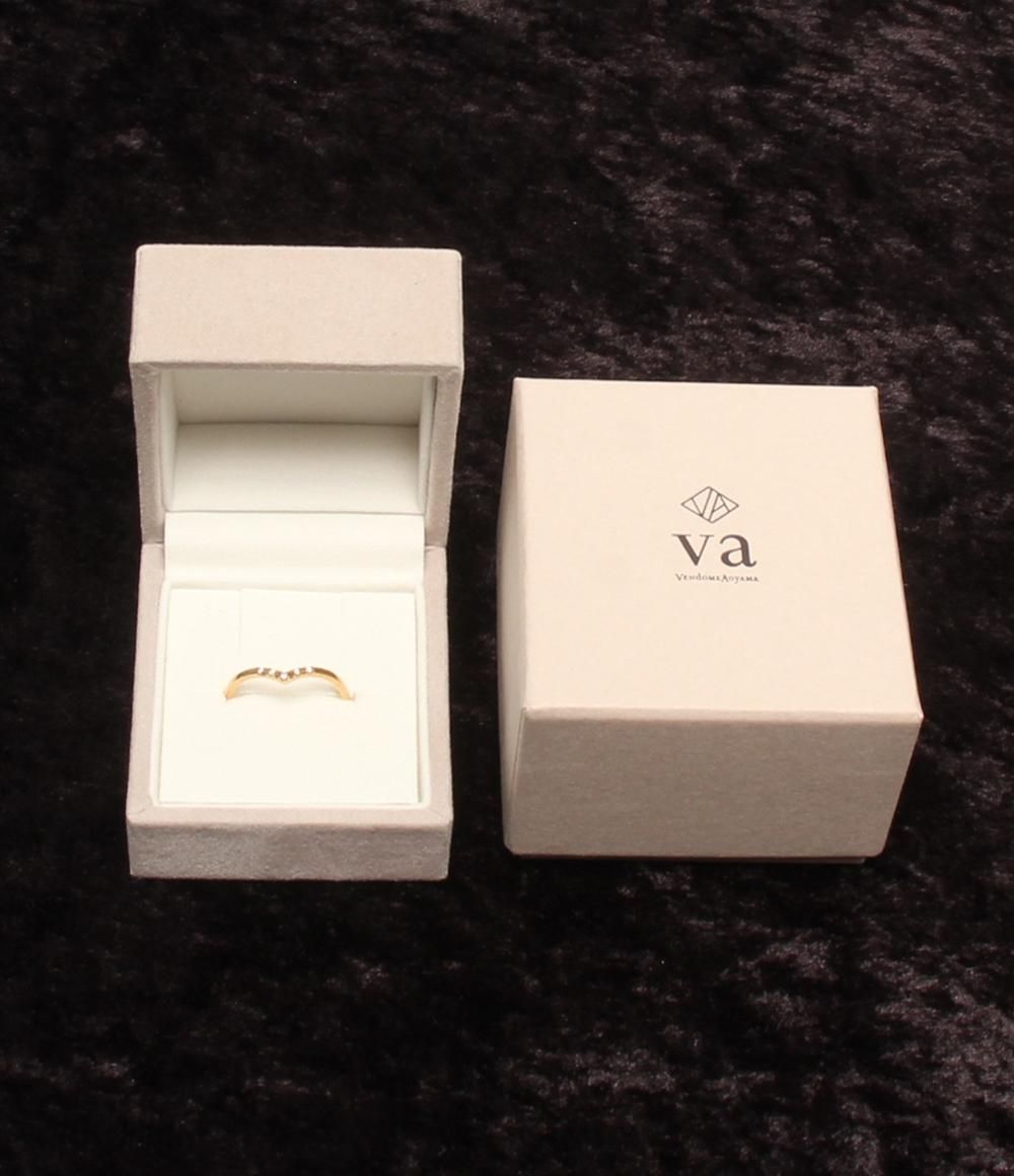 美品 ヴァンドームアオヤマ リング 指輪 K10 ダイヤ 0.02ct