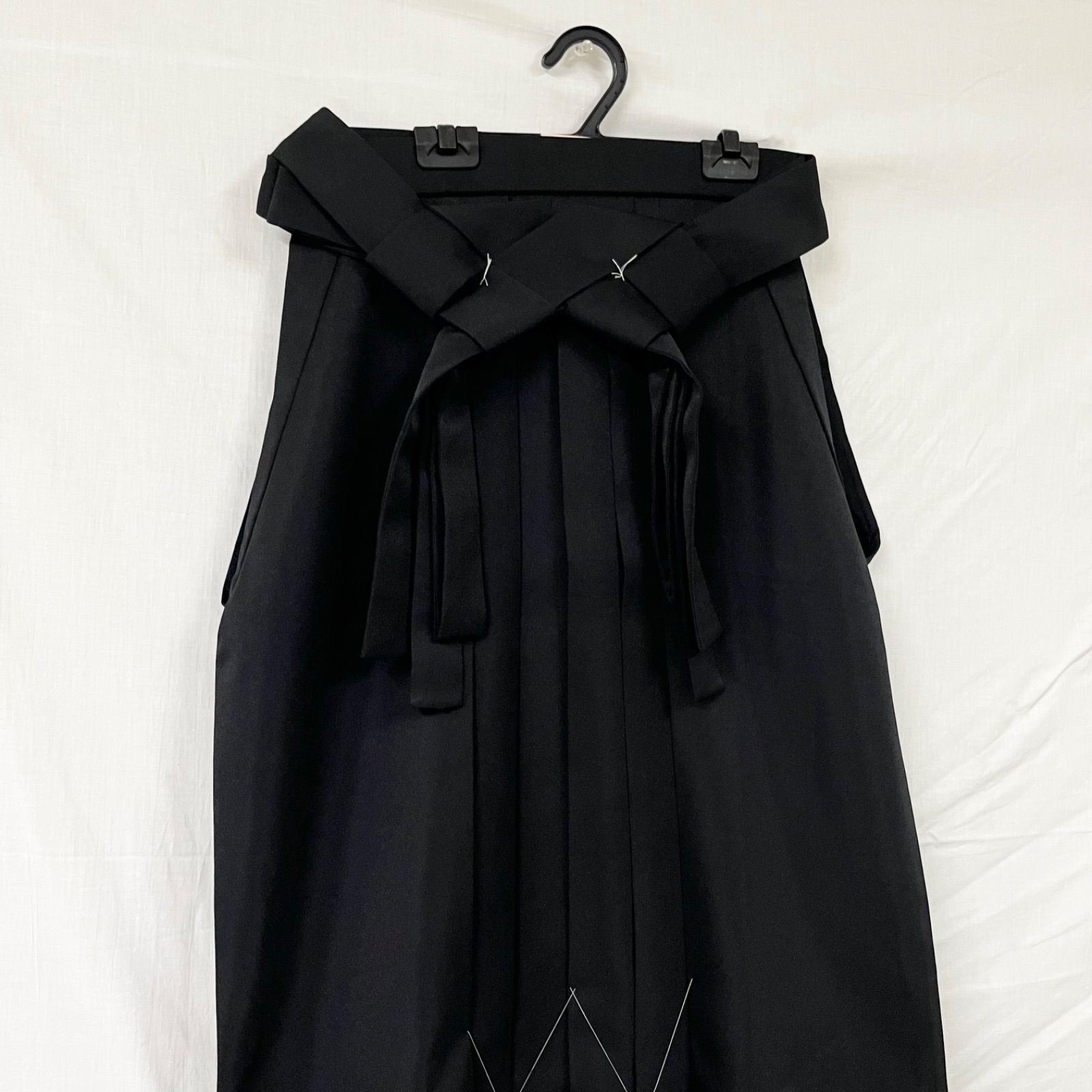 ♥品 袴 LL レディース 行燈袴 黒無地 卒業式 入学式 卒園式 入園式 祝着 晴れ着 振袖