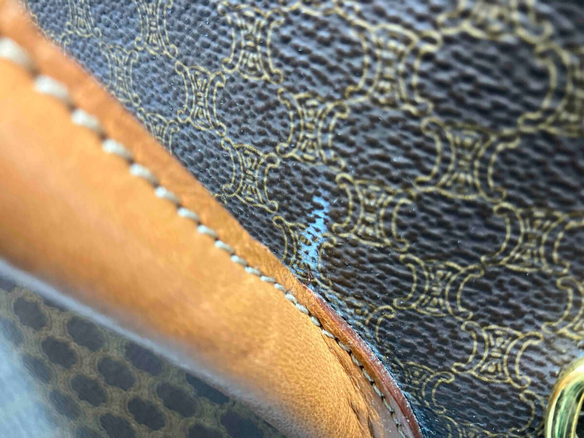 CELINE|セリーヌ|ハンドバッグ|M95|マカダム|2way|ブラウン