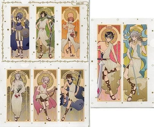 クリアファイル 全3種セット A4クリアファイル アミューズメント一番くじ アイドリッシュセブン～神話の世界～ A賞