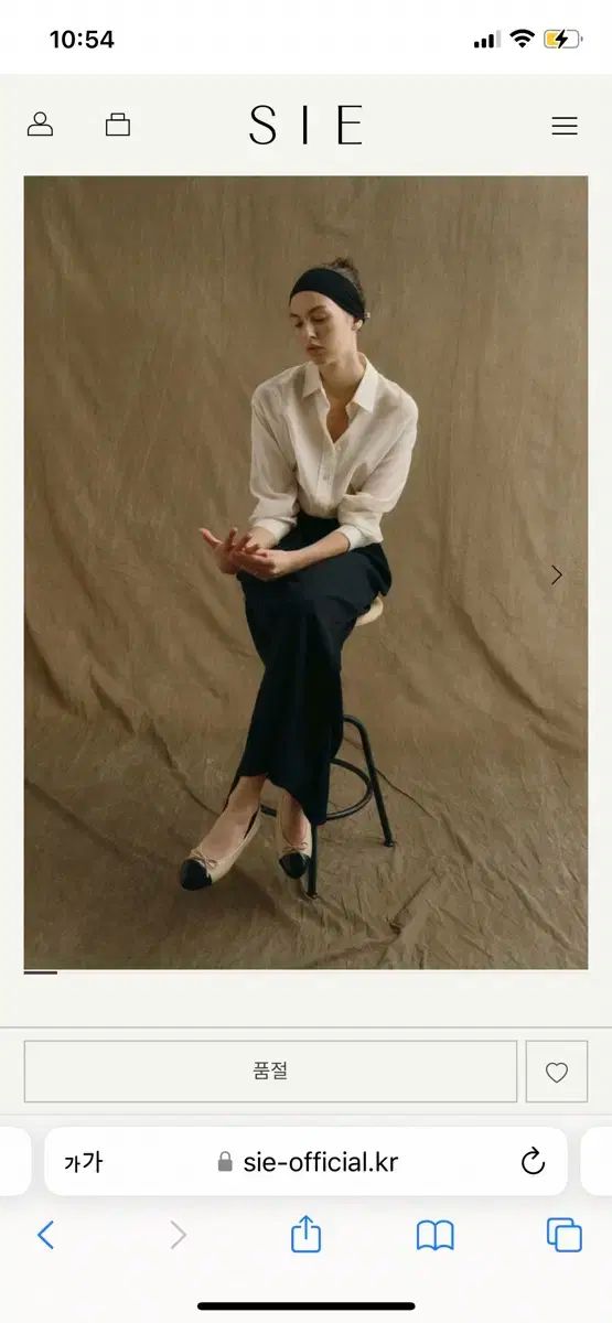 シエSIEベラリボンフラットシューズ ベージュ 245