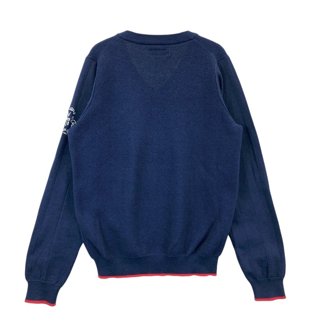 サイズ：L CALLAWAY キャロウェイ ニットセーター ネイビー系