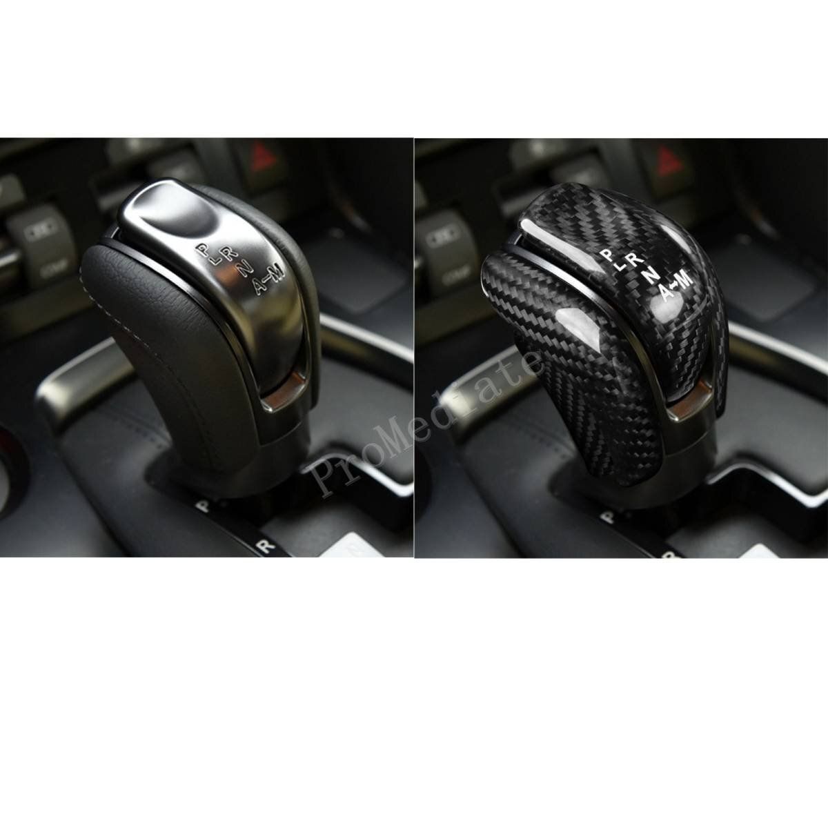 ドライカーボン製 艶出し 日産GT-R ニッサンGT-R GTR R35 2017年式以降 シフトノブカバー ブラック ４枚セットYR人気注目